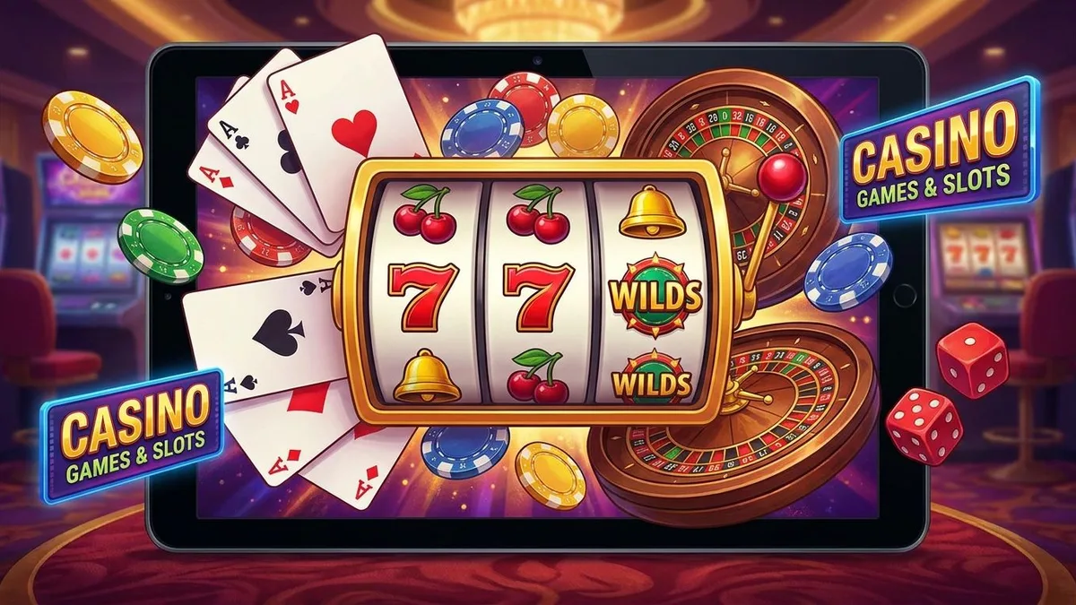 Casino game lobby